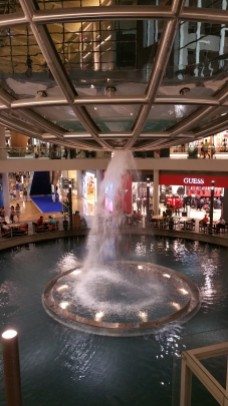 The whirlpool inside Marina Bay Sands Shopping Mall